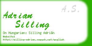 adrian silling business card